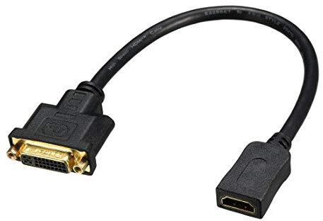 N/A - Cable HDMI a DVI Hembra a 24 (5 Hembra, 32 cm) para proyector HDTV