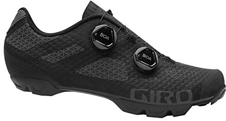 Giro Sector Men's Mountain Bike Shoe, Black/Dark Shadow, US 12 / EU 46