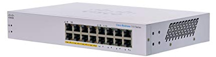 Cisco Business CBS110-16PP-D Unmanaged Switch | 16 porte GE | Partial PoE | Limited Lifetime Protection (CBS110-16PP-D)