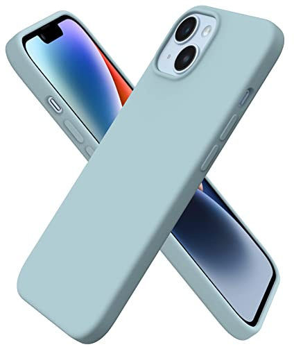 ORNARTO für iPhone 14 Hülle aus Silikon 6,1 Zoll - Agavengrün | Premium Flüssigsilikon, dünne Handyhülle, weich und griffig, tolle Haptik, stoß- und kratzfest, große Farbauswahl