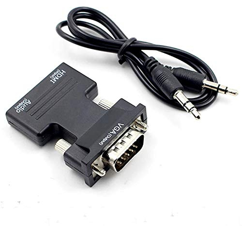 Ziyan HDMI zu VGA Adapter HDTV 1080P Konverter Audio Video Kabel Für PC Laptop Monitor