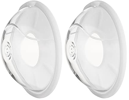 2pcs Wearable Milk Saver for Breastfeeding Manual Breastmilk Collector Silicone Breast Shell Milk Catcher for Collecting Leaking Breastmilk 30ml acity Milk Collection Cup