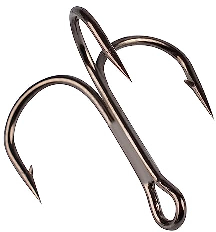 Angel-Jig-Haken, Angelhaken, hochwertiger, superscharfer Ankerhaken, Größe #1–14#, Meeresangelhaken, Drillingshaken, Dreifachhaken for Angeln, Anzol De Pesca, 100 Stück (Color : 20)