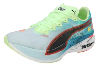 Puma Scarpe da corsa Deviate Nitro™ Elite 3 da uomo, Nitro Blue-Fizzy Mela, 43 EU