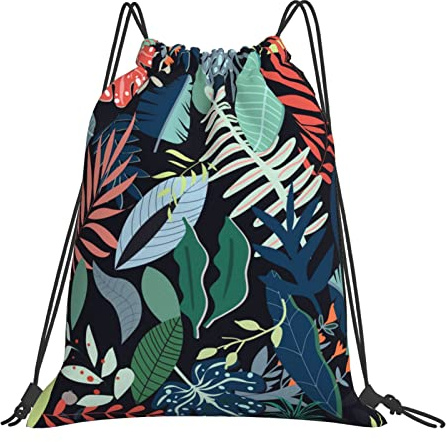 Richugui Ballet Dance Girls Drawstring Backpack,Dance Posture Sport Gym Sack Drawstring Bag String Bag Yoga Bag for Men Women