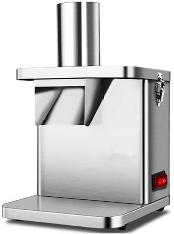 Cortador de Verduras Eléctrico Comercial Picadora de Verduras, Cortadora de Dados, Trituradora Automática de Cebollas y Patatas, Procesadora de Alimentos, 250W