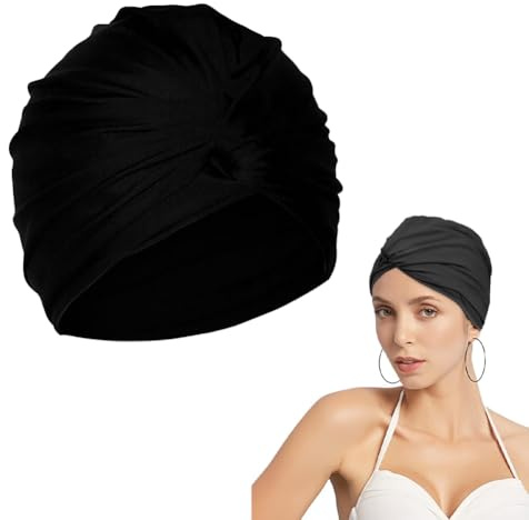 Cuffie Piscina, Cuffie da Nuoto, Cuffia Piscina Capelli Lunghi, Cuffie da Nuoto Unisex Adulto, Elastica in Poliestere, per Elastici Cuffia da Nuoto in Tessuto Cuffia da Nuoto per Adulti