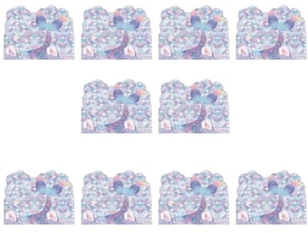 Mermaids Party Tableware Set For Kids Birthday Celebration Paper Boxes Bags Hanging Swirls Banners Cake Toppers