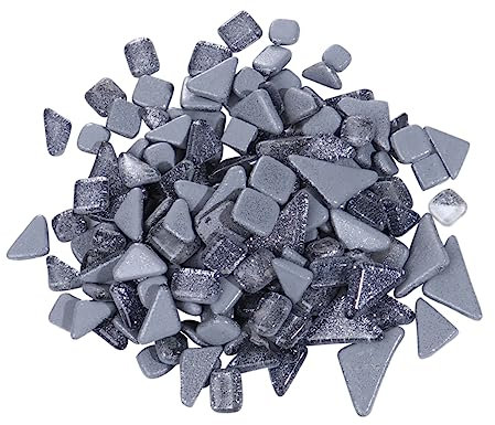 OSALADI 500G Pietre Mosaico Fai da Te Cristallo Irregolari Materiale Resistente Calore per Decorazioni Creative e Moderno Stile