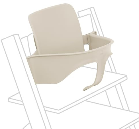 Tripp Trapp Baby Set 2 di Stokke, Vanilla White - Ideale per bambini dai 6 ai 36 mesi - Trasforma le sedie Tripp Trapp prodotte dopo maggio 2003 in un comodo seggiolone
