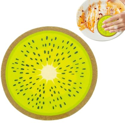 Éponges À Vaisselle Cuisine Brosse Anti-Poussière Et Fournitures Ménagères | Éponges À Récurer Réutilisables En Forme De Fruit Accessoires Vaisselle Woks Plaques Cuisson Casseroles Éviers Bain Sal