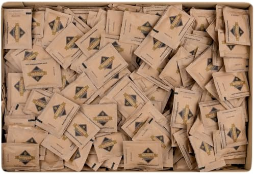 Barista Italiano - 1000 Bustine di Zucchero da 4g | Zucchero di Canna | Kit 4Kg (1000 x 4g) | Bustine da utilizzo singolo | Made in Italy