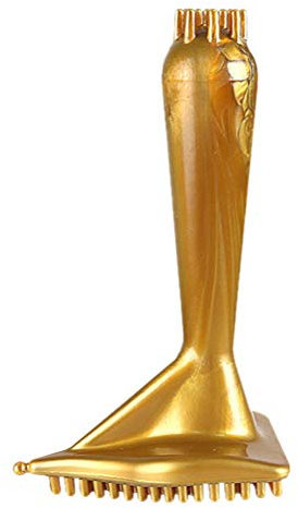 VERDANVERSE Spazzola per Massaggio Corpo Multifunzionale Superficie Liscia e Design Elegante in Pvc che Favorisce la Circolazione Sanguigna Massaggiatore la Schiena per Rilassamento