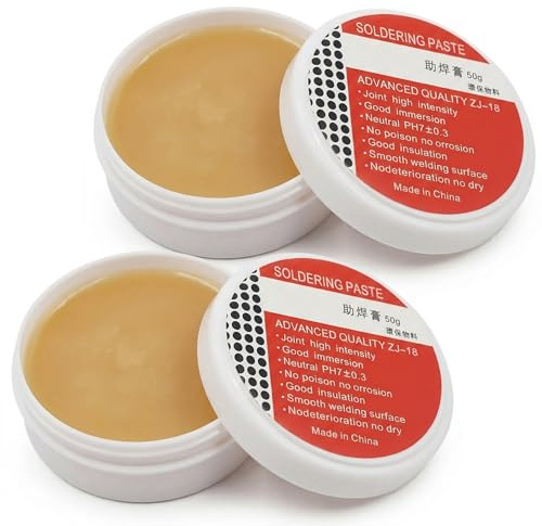 2 Pcs Lötfett Flussmittel Löten 50g Lötpaste Flussmittel | Flux Solder Paste Kolophonium Löten Solder Flux Soldering Paste Sicher Und Umweltfreundlich Hervorragende Ergebnisse