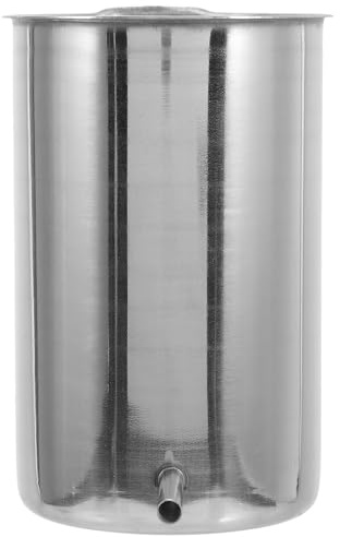 FRCOLOR Seau de Nettoyage Acier Inoxydable 1000ml Facile à Utiliser Seau Suspendu en Métal pour Usage Domestique