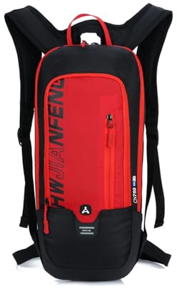 WINDCHASER Piccolo zaino da bicicletta, impermeabile, per escursioni, arrampicata, ciclismo, corsa, campeggio, zaino sportivo ultraleggero