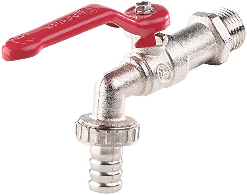 Royal Gardineer Kugelwasserhahn: Wasserhahn mit Kugelauslaufventil und 1/2-Zoll-Anschluss (Kugelhahn, Kugelwasserhahn Garten, Wasseranschluss)