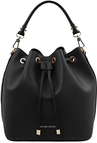 Tuscany Leather. Vittoria - Beuteltasche aus Leder - TL141531 (SCHWARZ)