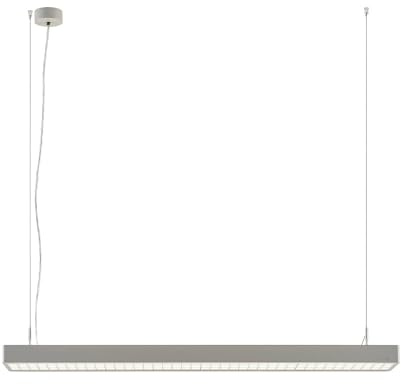 Arcchio LED Büroleuchte Susi (Modern) in Alu aus Aluminium (2 flammig,) - Bürolampe Arbeitsplatzlampe Hängeleuchte Pendelleuchte Deckenleuchte Arbeitszimmerleuchte