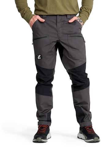 RevolutionRace Herren Nordwand Pro Pants, Hose zum Wandern und für viele Outdoor-Aktivitäten, Anthracite, XL