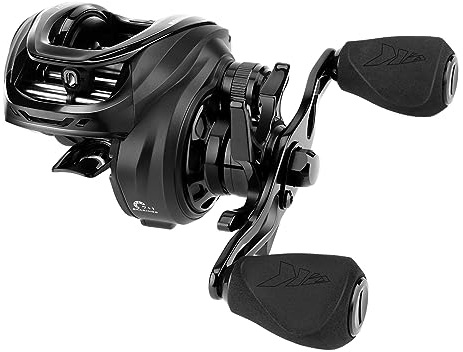 KastKing Zephyr Baitcasting Fishing Reel, Left Handed, Black