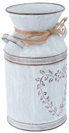 Alipis 1Stk Herzförmiges Blumenarrangement Distressed Metallvase Dose Metallvase Wohnkultur Blumentöpfe Outdoor-Dekor künstliche Pflanzen drinnen eiserne Vase Garten Blumentopf Esstisch