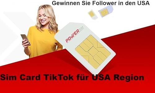 TikTok Tik tok SIM Karte SIM Card USA Account Region auf USA umstellen