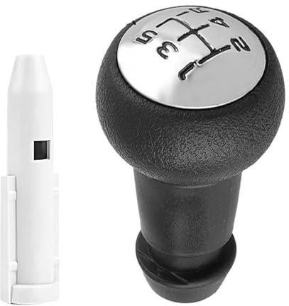 Flaconi Manopola Cambio Auto,Pomello Cambio Universale,Pomello Cambiamento in Plastica Con a 5 Velocità,Accessori per Interni Auto,Adatto alla Maggior Parte Delle Auto,Berline,Camion,SUV,ecc