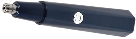 Baluue Elektrischer Nasenhaarrasierer und Manueller Augenbrauentrimmer für Damen und Herren mit Robustem Abs-material für Kinn und Oberlippenhaarentfernung Schmerzfrei und Schnell