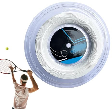200 m de alta resistencia que absorbe los golpes para juegos de pelota de tenis para competición y entrenamiento, raqueta de tenis que absorbe los golpes, líneas de cuerda de tenis, raqueta de tenis