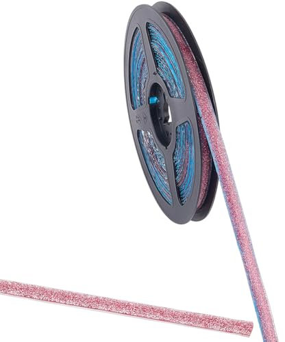 GORGECRAFT 6m x 8mm Ceramic Tile Mildewproof Gap Tape Decorative Sealing Tape Self-Adhesive Caulk Strip Red Waterproof Floor Wall Edge Sealant Trim for Kitchen Sink Stove Bathtub Toilet Corners