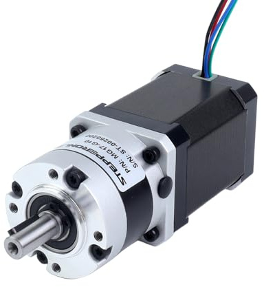 STEPPERONLINE Nema 17 Getriebe Schrittmotor L=60mm Planetengetriebe 10:1 | MG-Serie Planetengetriebe