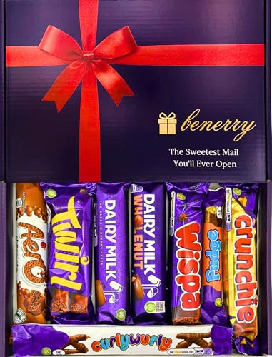 Luxury Chocolate Letterbox Gift – 8 Assorted Chocolates – Gift for Birthdays, Father’s Day, Mother’s Day, Christmas, Thank You, Him, Her, Kids