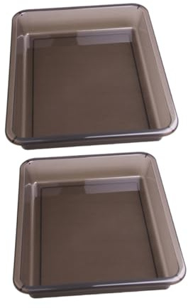 Hohopeti 2pcs Car Under Seat Storage Boxes Multifunctional Car Organizer for Shoes Umbrellas Trunk Space Saver Efficient Seat Storage