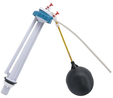 Hebewater Universal Toilet Float Fill Valve Replacement Kit, Water-Saving Toilet Repair Kit with G3/4 Inlet Valve, Ballcock and Lever, Durable WC Repair Parts