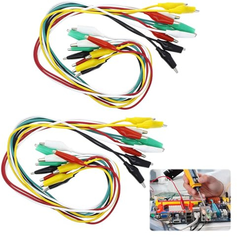 Pince Crocodile, 20 pièces Pince Crocodile Electrique, Pi nce Croco dile électricité, Petite P ince Croc odile Electrique, Pin ce Croc odile pour Câble, pour Industriel, Voiture, 5 couleurs.