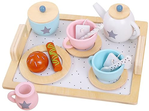 TOWARDSNAN High/P.for M Set de thé de fête Jouet pour enfants Jouet de service pour tout-petits enfants pour filles Cadeau Jeu de rôle pour P Enfants Cuisine de jeu de rôle