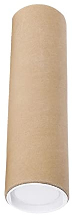 FerneeButy Tubo de Cartón para Envíos - 5 Unidades con Tapas - Almacenamiento y Protección para Pósters, Planos y Obras de Arte- Los 40CM