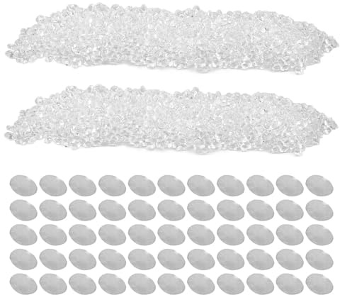 GLEAVI Thermoplastic Beads Set, Polymorphs Plastic Beads, Polyhexylester, Lightweight, Reusable, for Cosplay Accessories and Art Craft Projects