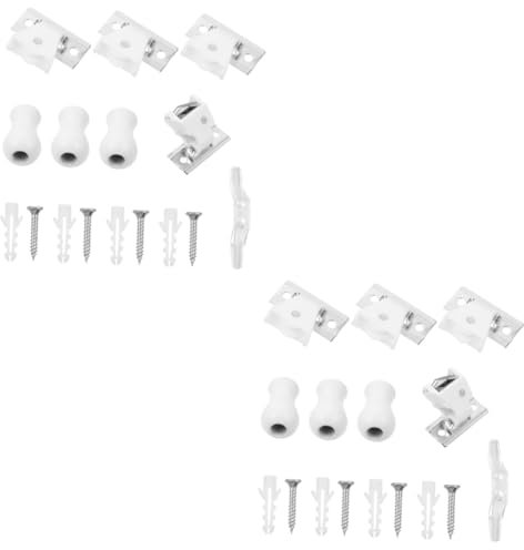 Zerodeko 2sets Drawstring Louver Pulley Controller for Roller Blind Lifting Tools Vertical Blind Pulley Lock for Fits Bathroom Roller Fittings