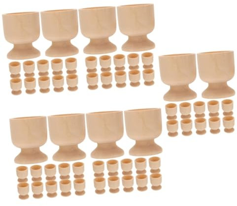 Cabilock 5 Ensembles Plateau À Œufs De Pâques Faux Œufs Plateau De Jeu avec Couvercle Coquetier Outil De Peinture D'Œufs Décoratifs Plateau De Remplissage Tapis 12 pièces * 5