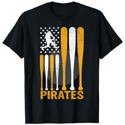 Vêtements pour Fans de Baseball Pirates pour Les Amateurs de Sport T-Shirt