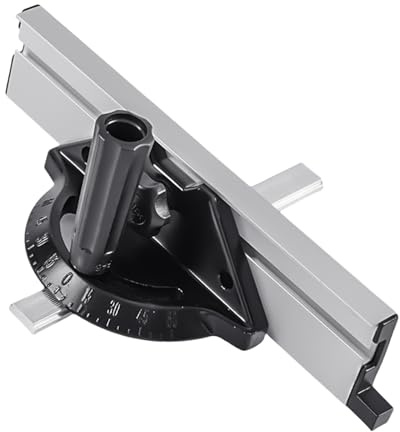 Jauges à onglet de sciage de table pour clôture, angles réglables, outil de travail du bois, règle de plaque de remplacement, accessoires de table de toupie