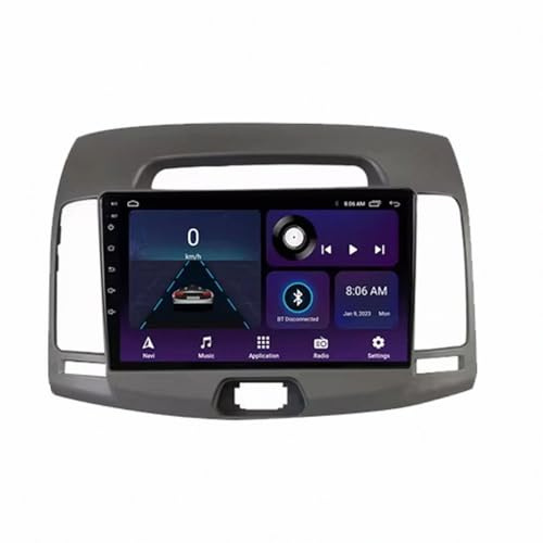 Carplay-Skärm för Hyundai Elantra Avante 2006-2012 Röststyrning, Gps-Navigering, Med Kamera, Dashcam, Wifi, Bluetooth Bilradio Stereo Gps Navi, 4 Kärna 1G＋32G