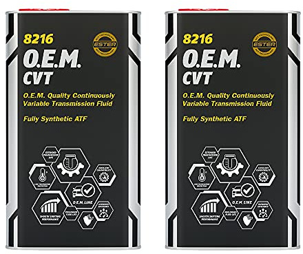 2 x4 Liter, MANNOL 8216 O.E.M. for CVT ATF Getriebeöl (6,94€/L)