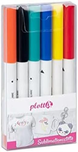 plottiX subliX - Sublimationsstifte Basic Set (6 Farben)