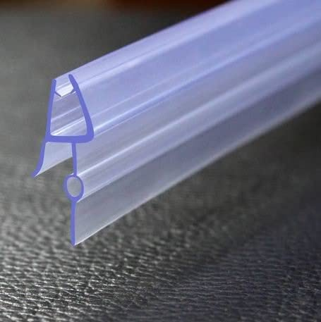 Acezanble Bath Shower Screen Door Seal Strip for 5-6mm Glass Thickness 18mm Seals Gap (Type 1)