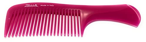 Jäneke Colored Fuxia 82829_fux - Peine con mango de bolsillo, 16,5 cm, color rosa