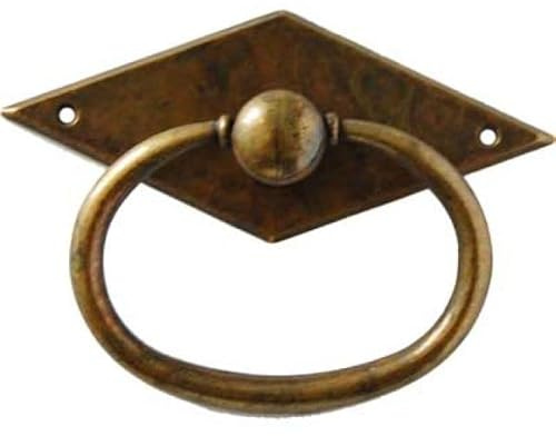 MANIGLIA PER MOBILI '5075' mm 43x57 - Patinato antico