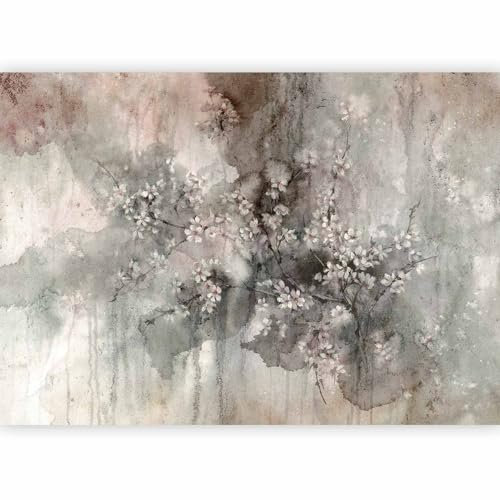 murando PREMIUM Papier peint Abstrait 350x256 cm Décoration Murale XXL Poster Tableaux Muraux Tapisserie Photo Trompe l'oeil Texture Arbre Nature Fleurs b-C-0812-a-a